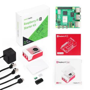 Seeed Studio Raspberry Pi 5 Starter Kit - 8GB RAM，128GB Micro SD Card pre-loaded with 64-bit Raspberry Pi OS
